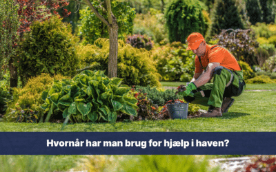 Hvornår har man brug for hjælp til havearbejdet?